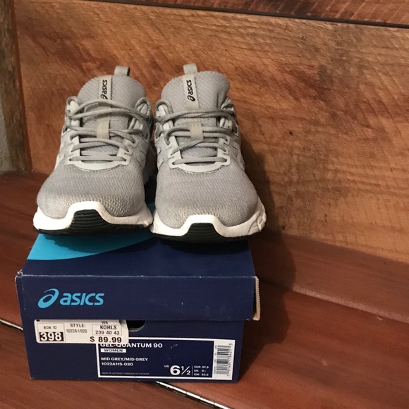 Grey ASICS Gel-Quantum90 - Picture 4 of 6